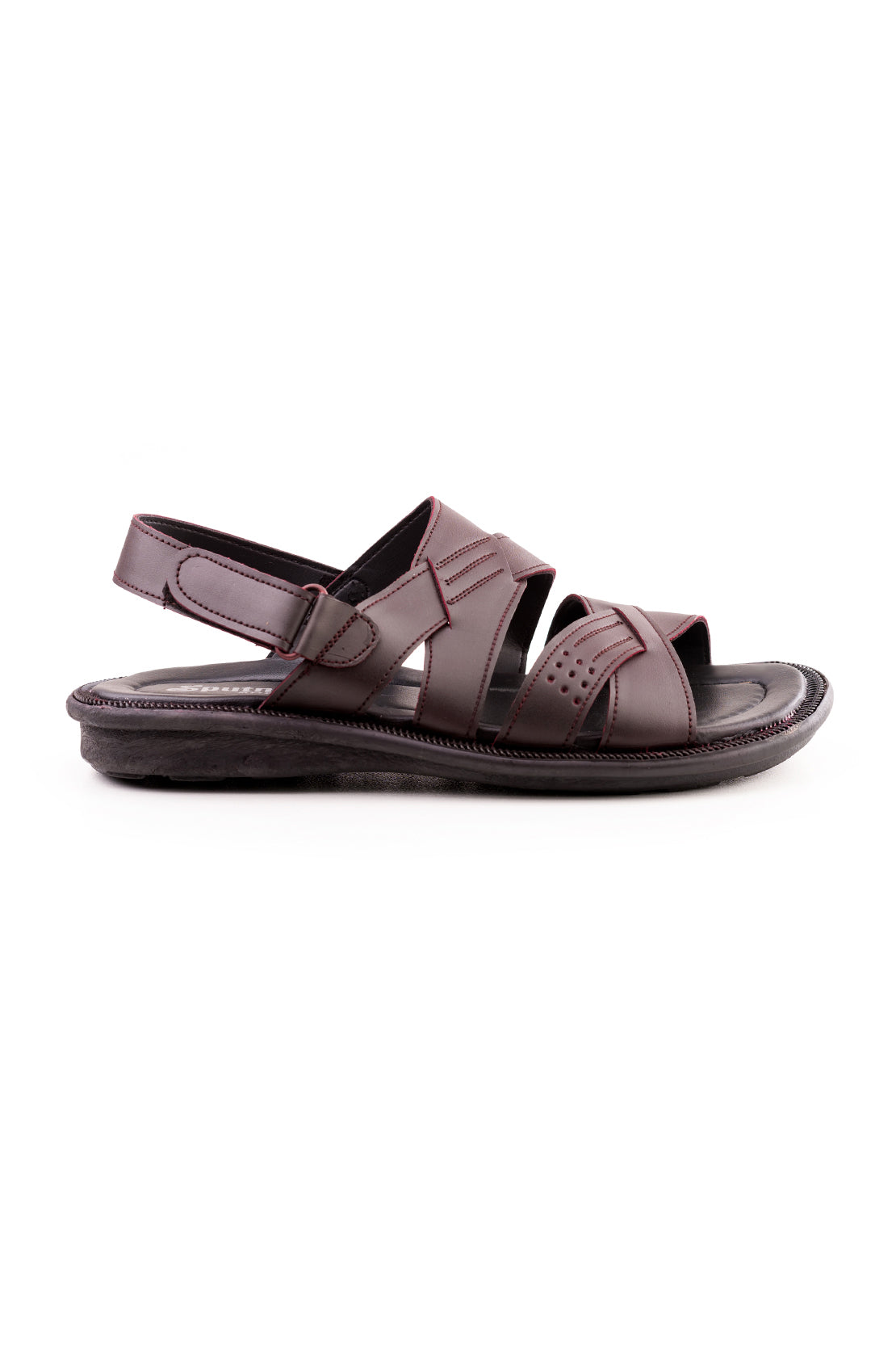 Maroon Sandal J00727/017
