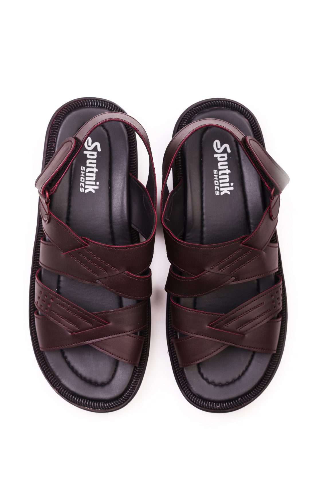 Maroon Sandal J00727/017
