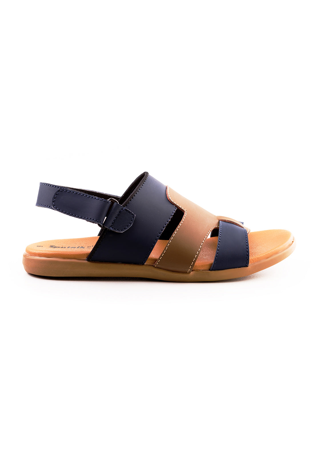 Blue and Fawn Sandal K00723/506