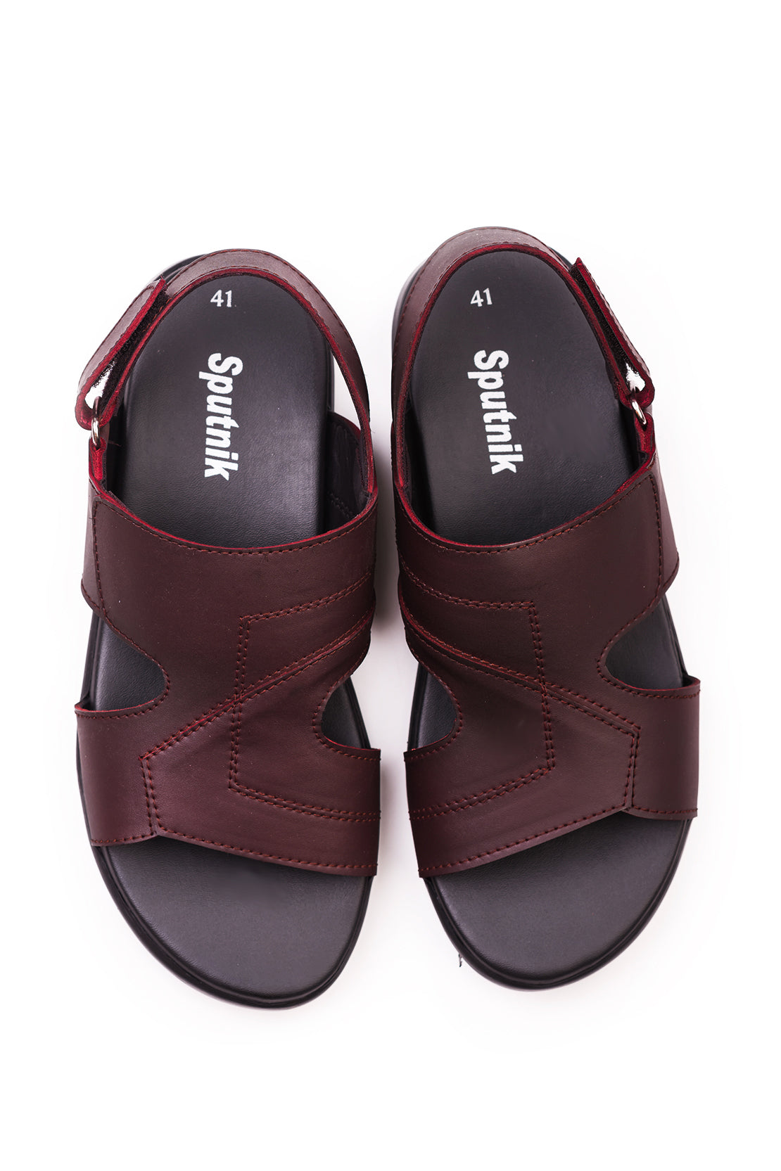 Maroon Sandal K00773/017