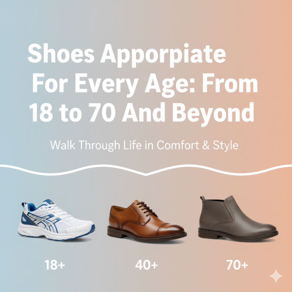 Shoes Appropriate For Every Age: From 18 to 70 And Beyond