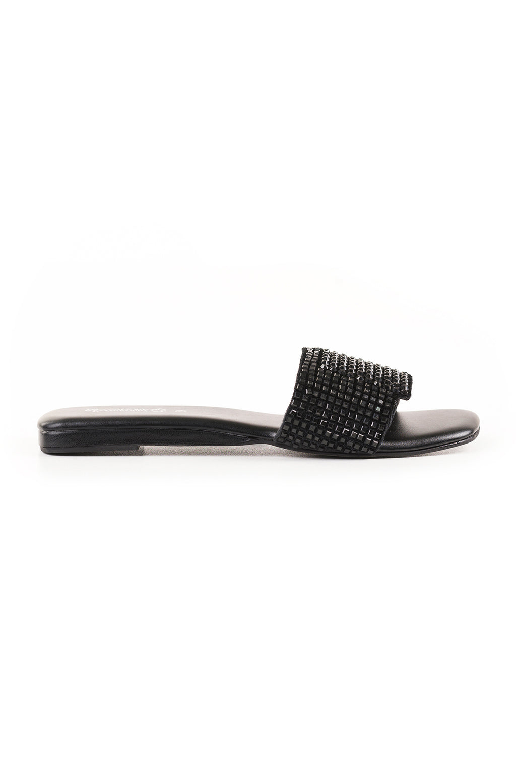 Black Flat Slipper L03284/002