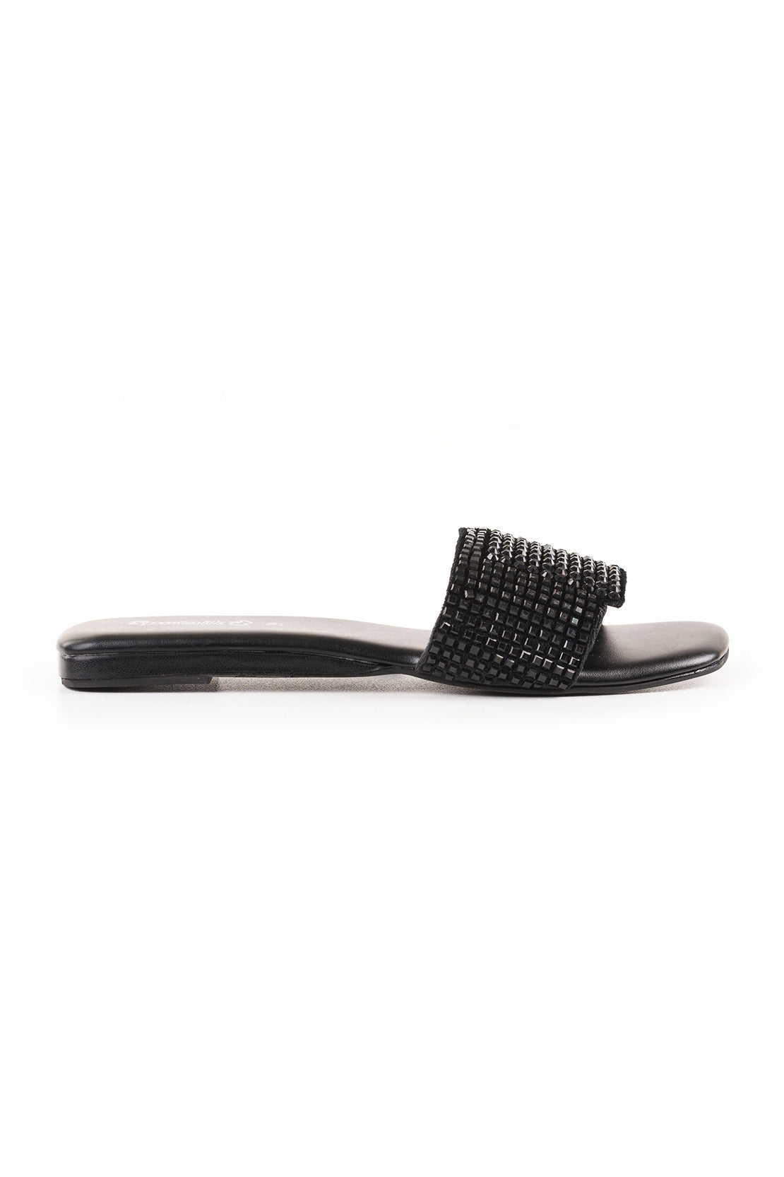 Black Flat Slipper L03284/002