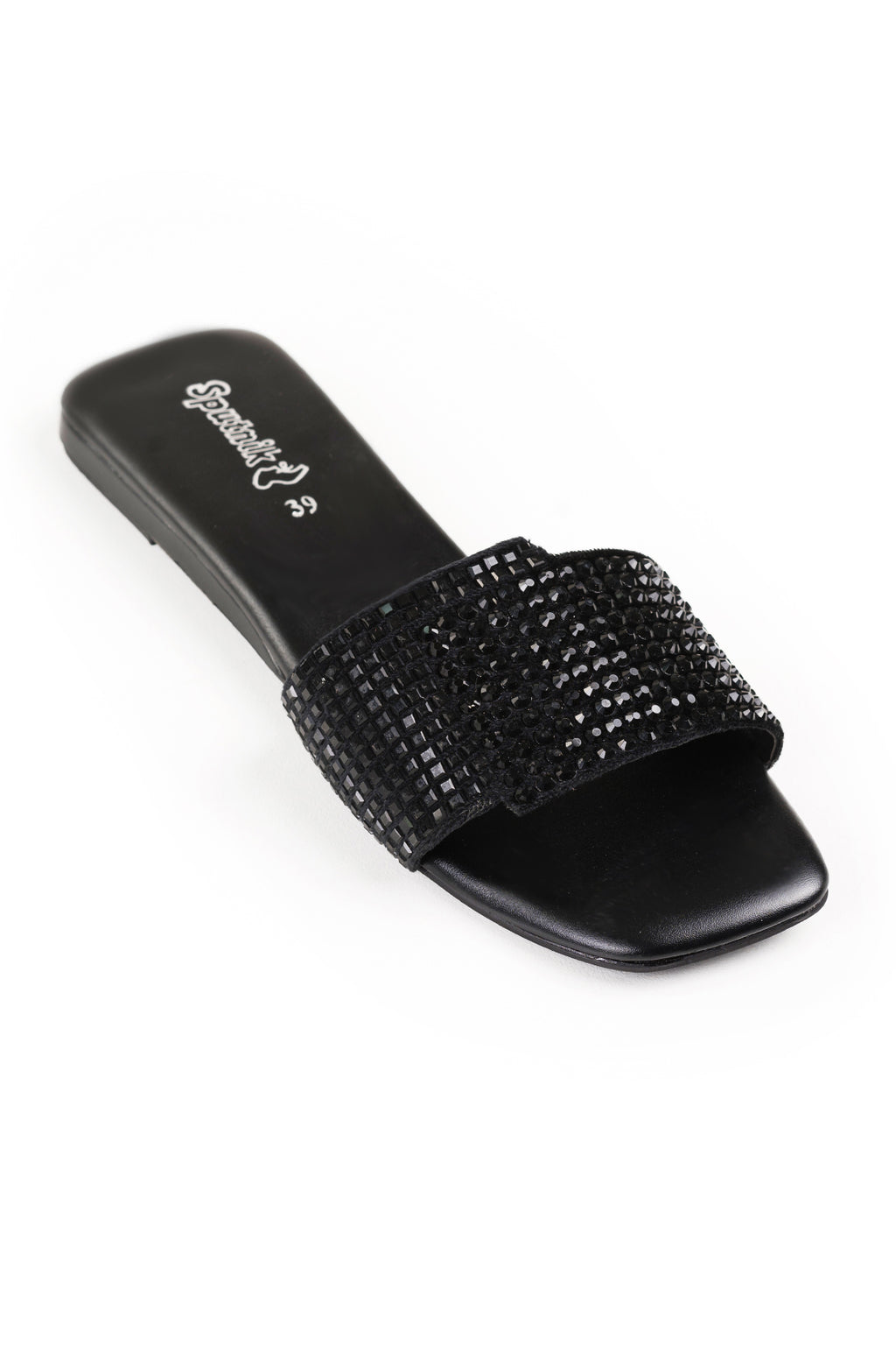 Black Flat Slipper L03284/002