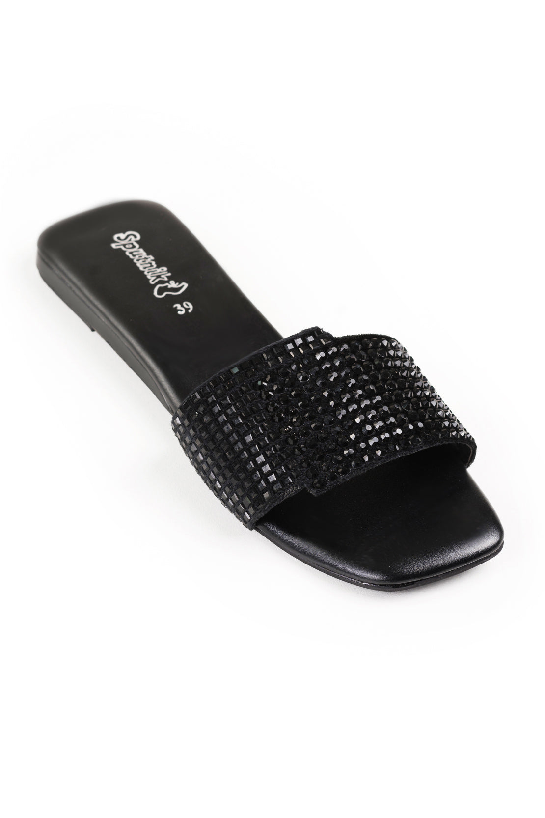 Black Flat Slipper L03284/002