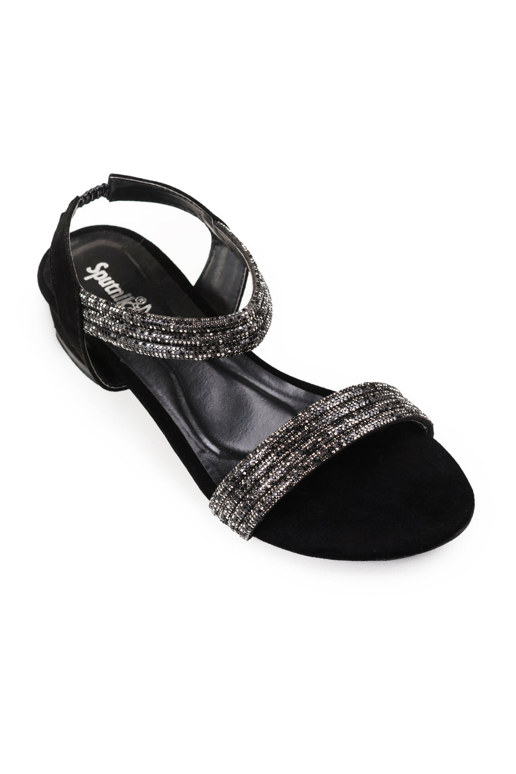 Black Suede Sandal K02282/2s0