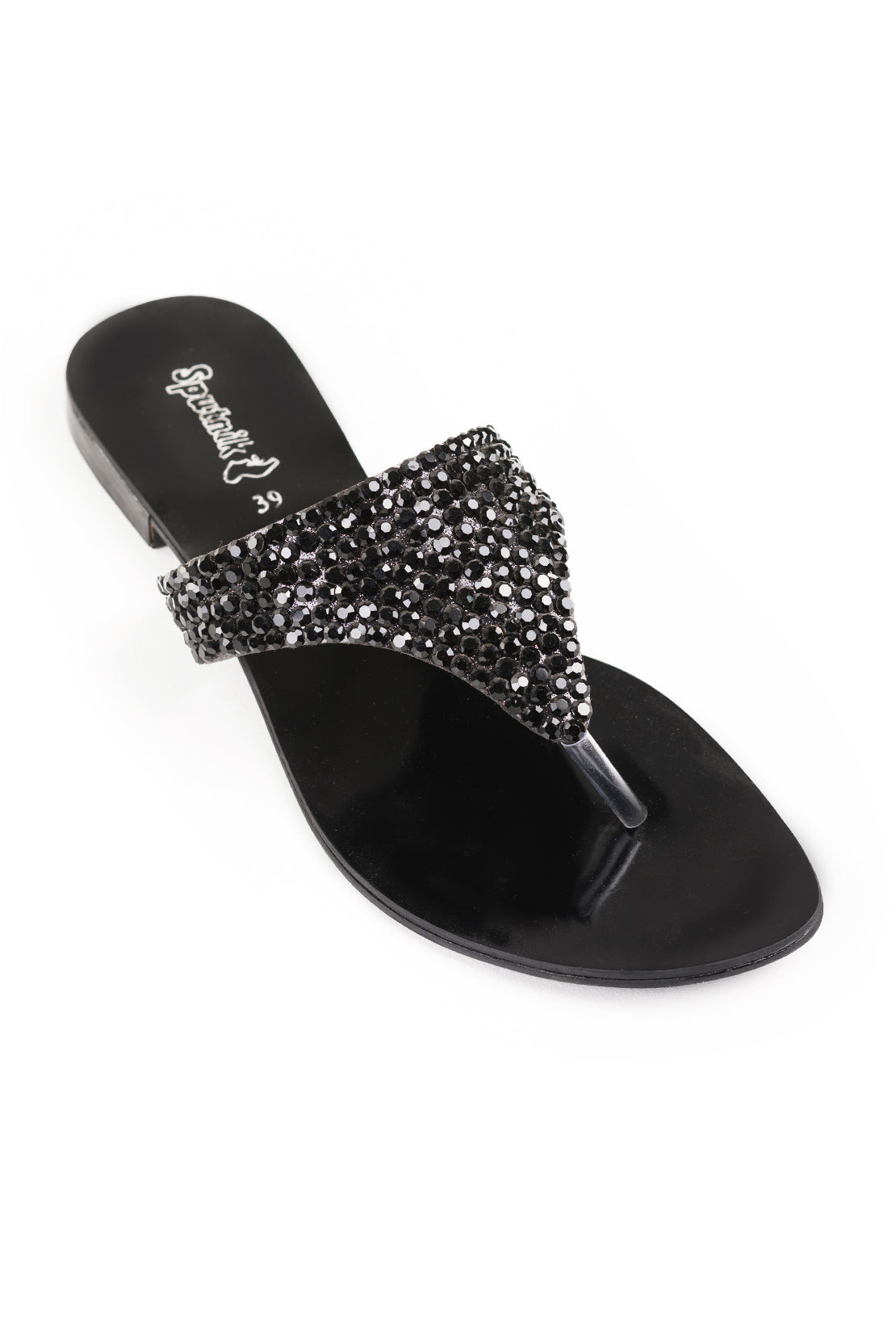 Black Flat Slipper K03294/002