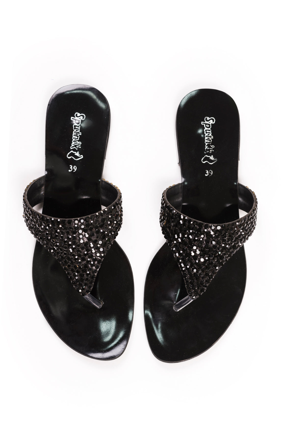 Black Flat Slipper K03294/002