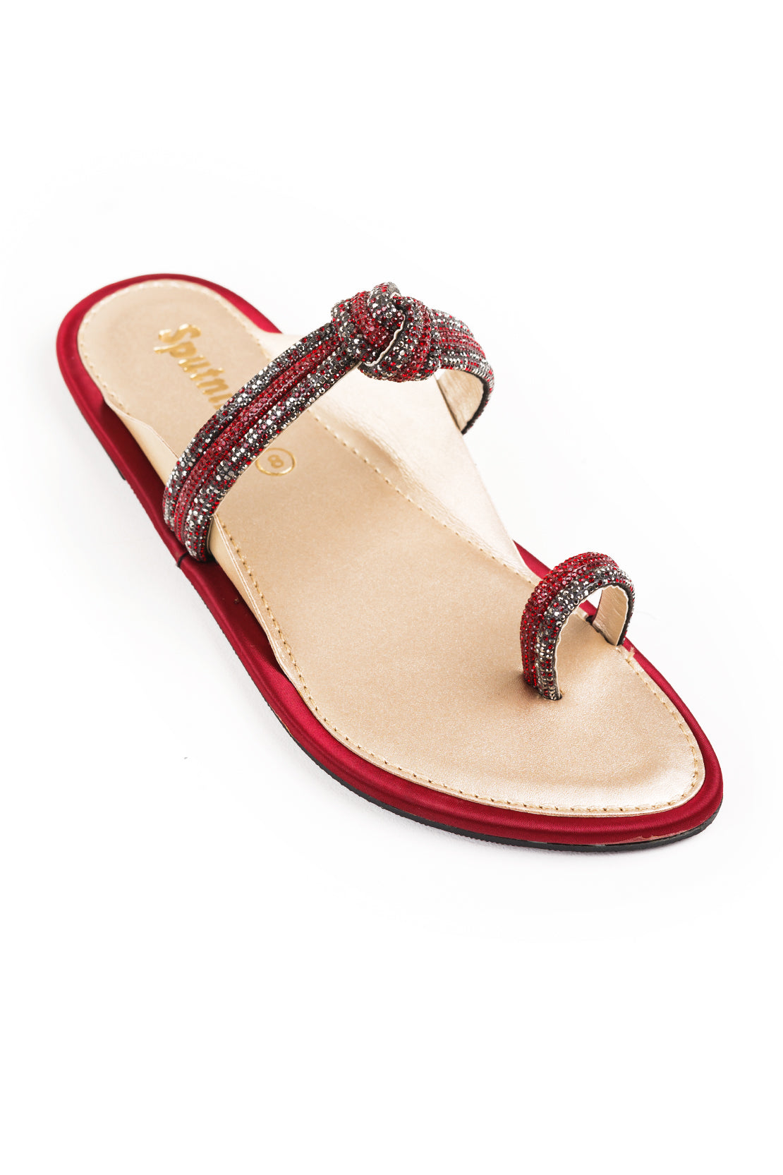 Maroon Flat Slipper L03249/017