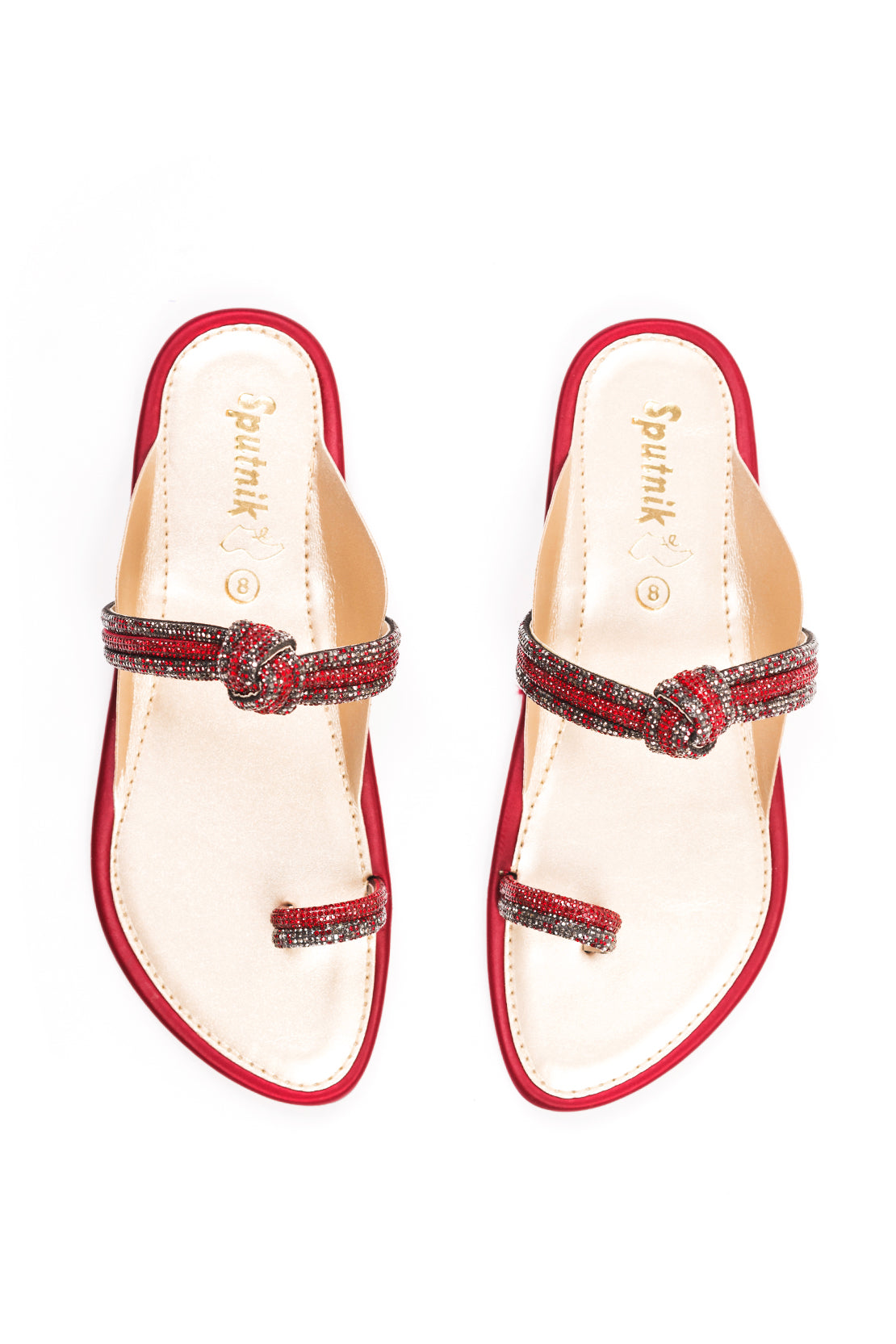 Maroon Flat Slipper L03249/017