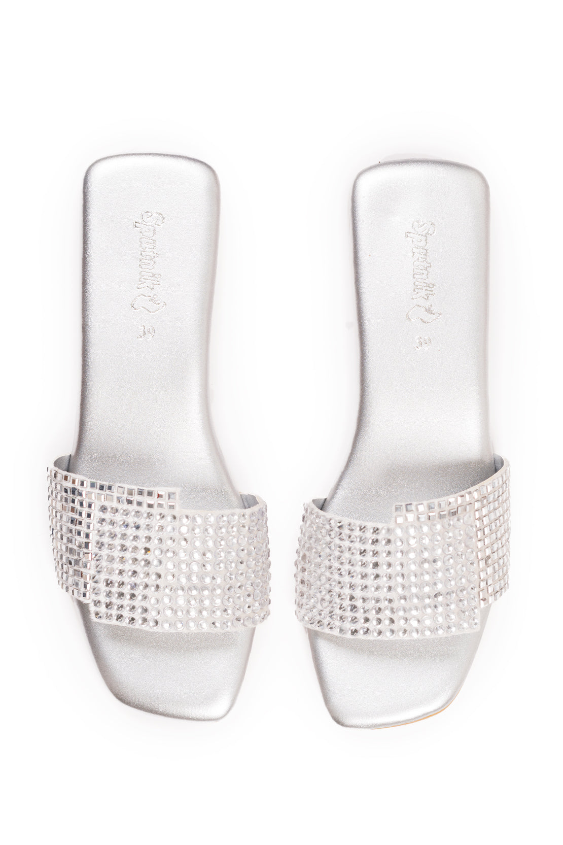 Flat Silver Slipper L03284/010