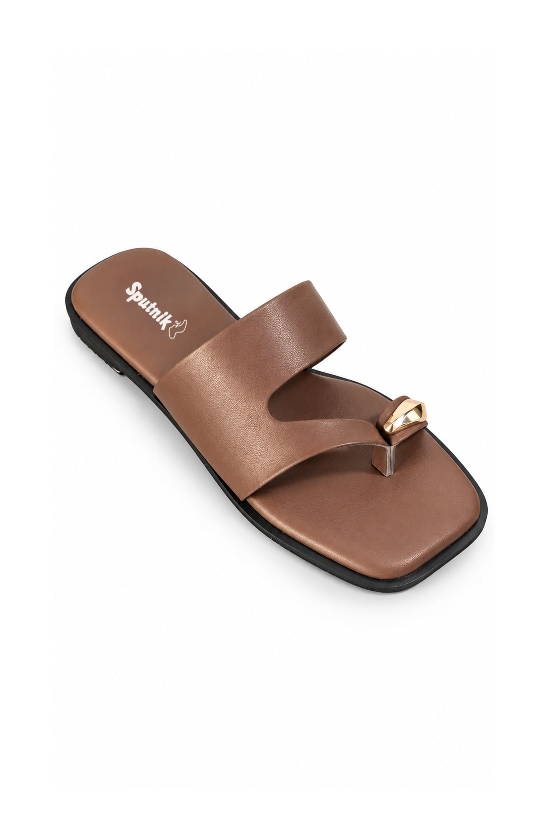 Brown Flat Slipper L02175/001