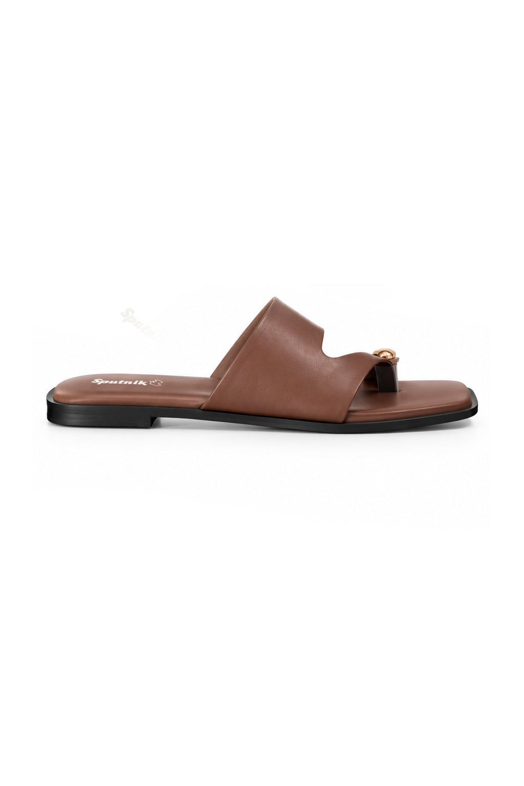 Brown Flat Slipper L02175/001