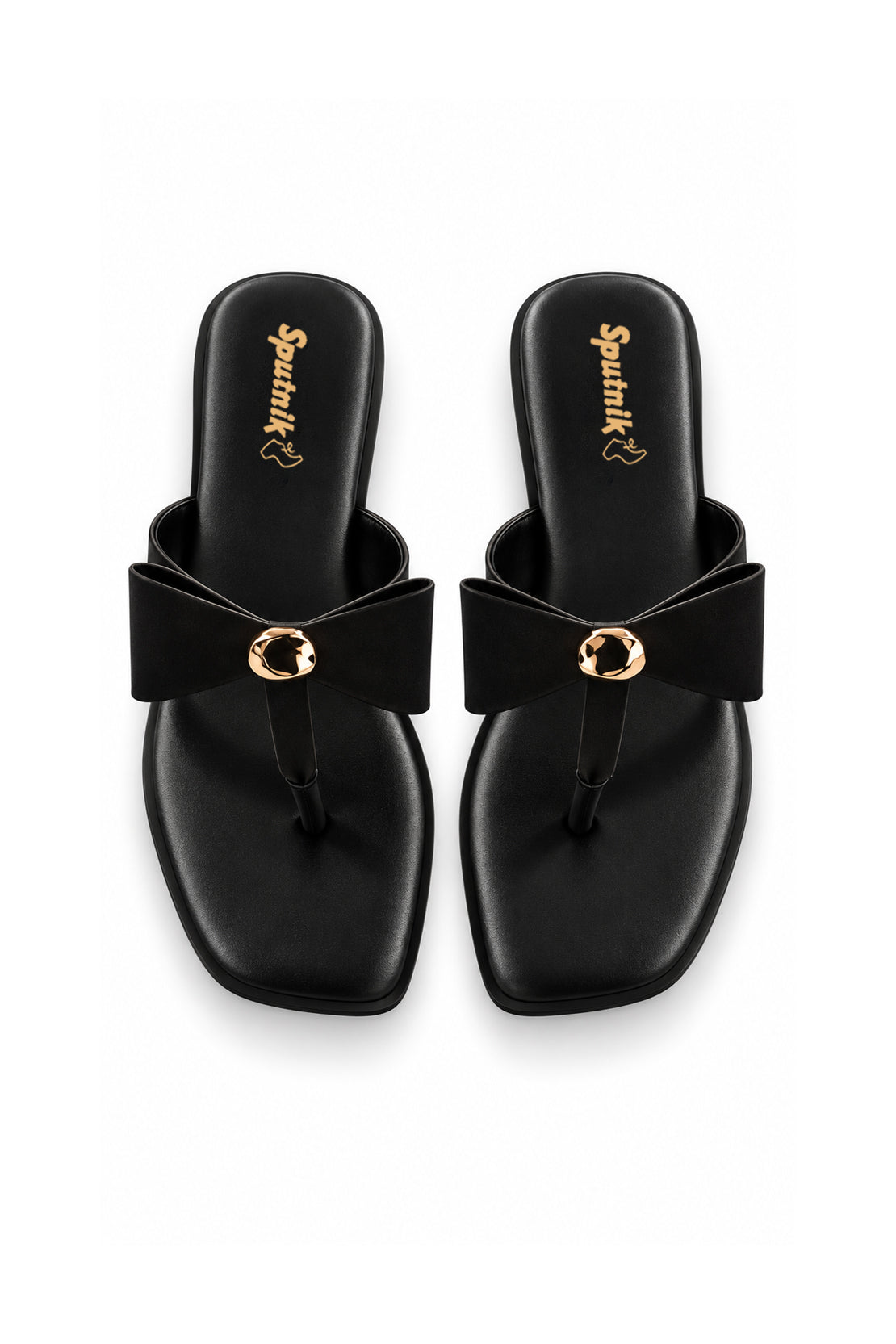 Black Flat Slipper L03215/002
