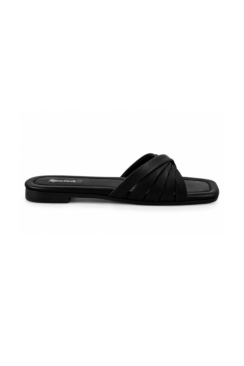 Black Flat Slipper L02922/002