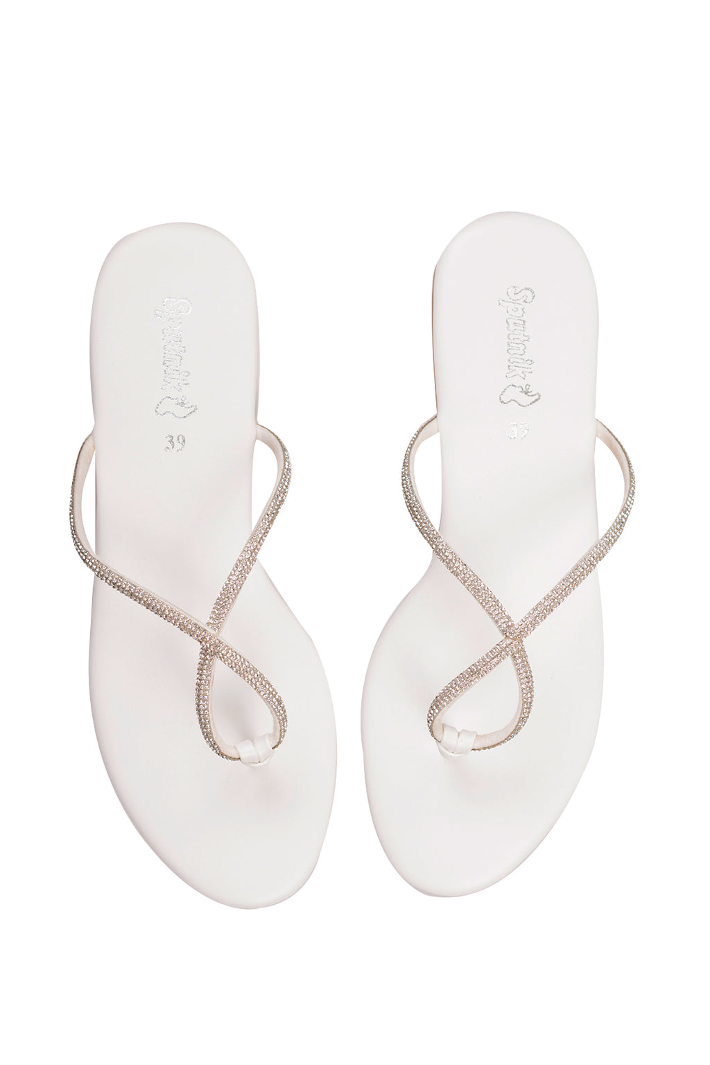 White Flat Slipper L02288/003