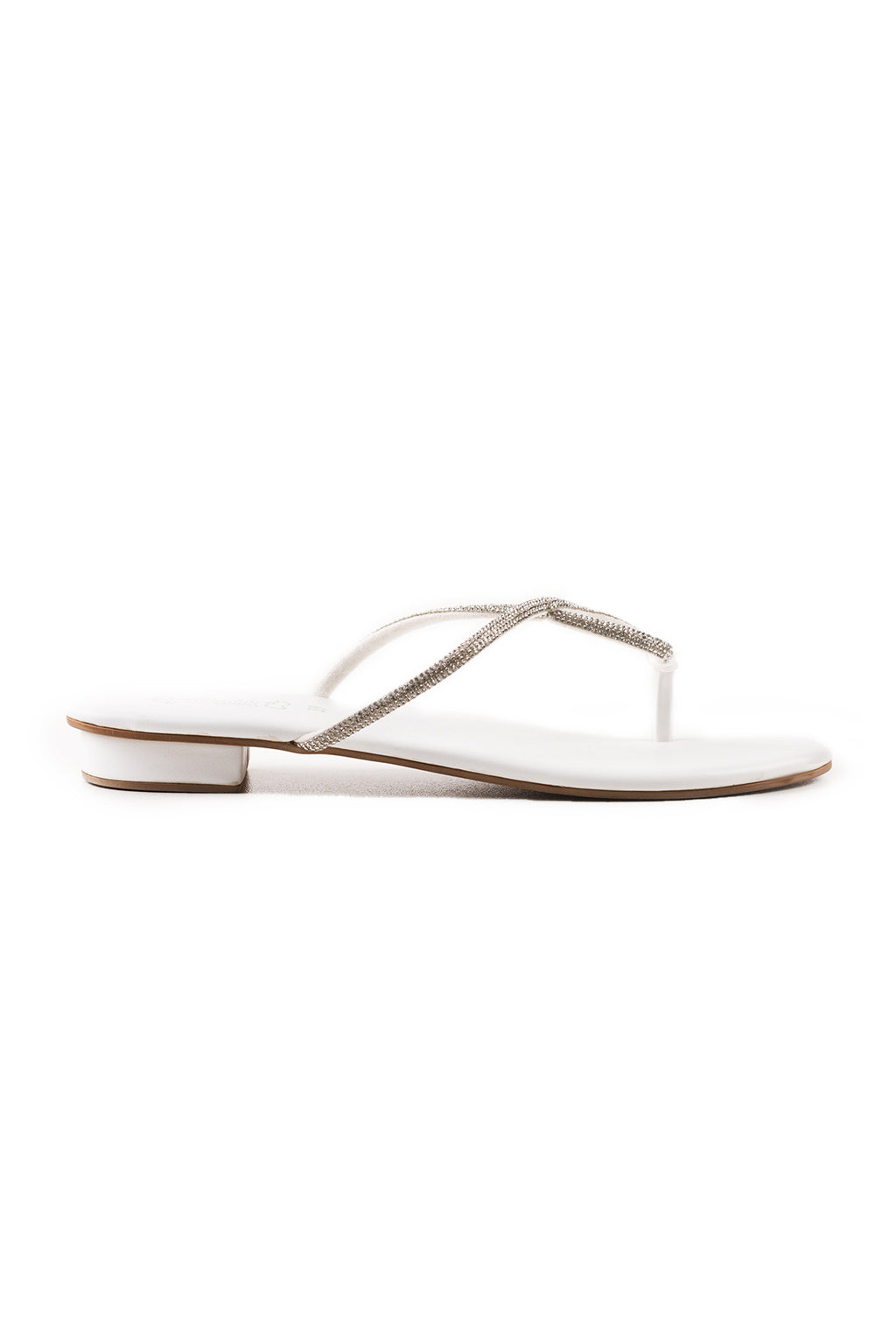 White Flat Slipper L02288/003