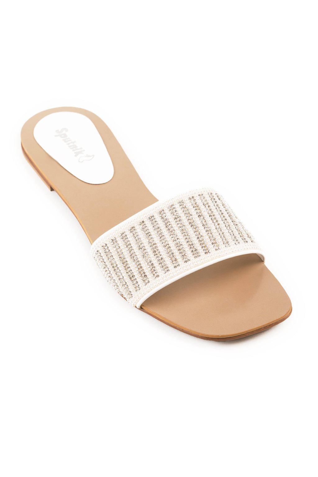 White Flat Slipper L02178/003