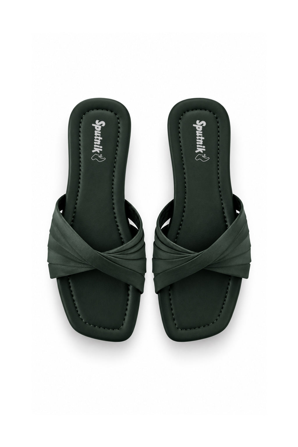 Green Flat Slipper L02922/007