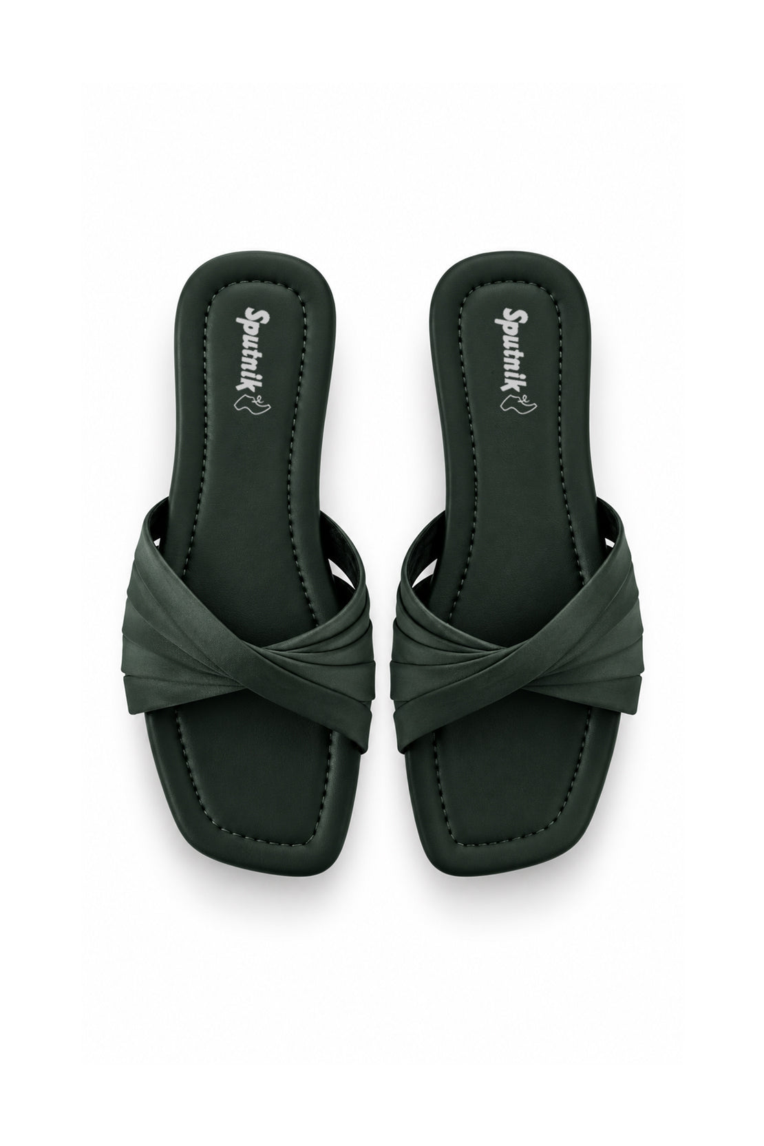 Green Flat Slipper L02922/007