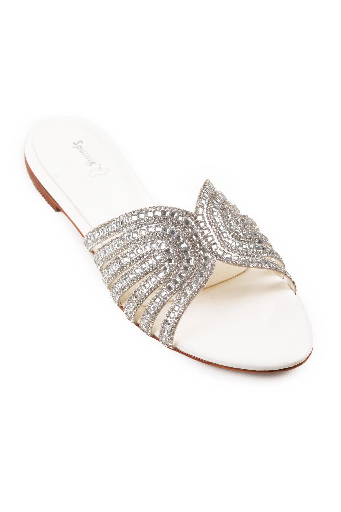 White Flat Slipper L03297/003