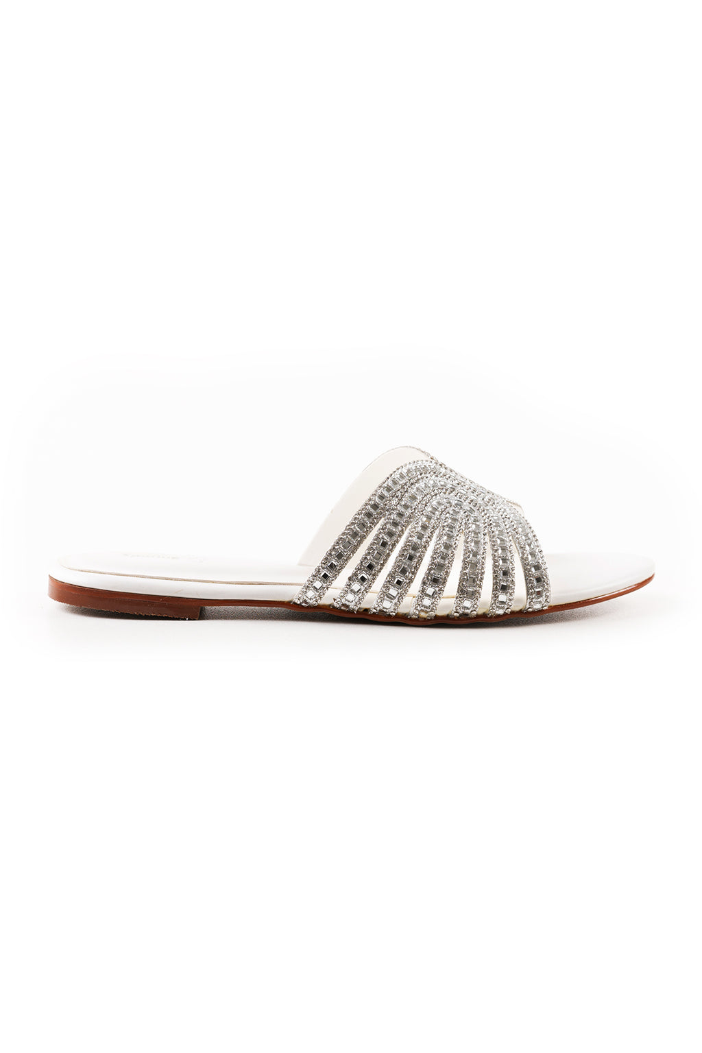 White Flat Slipper L03297/003