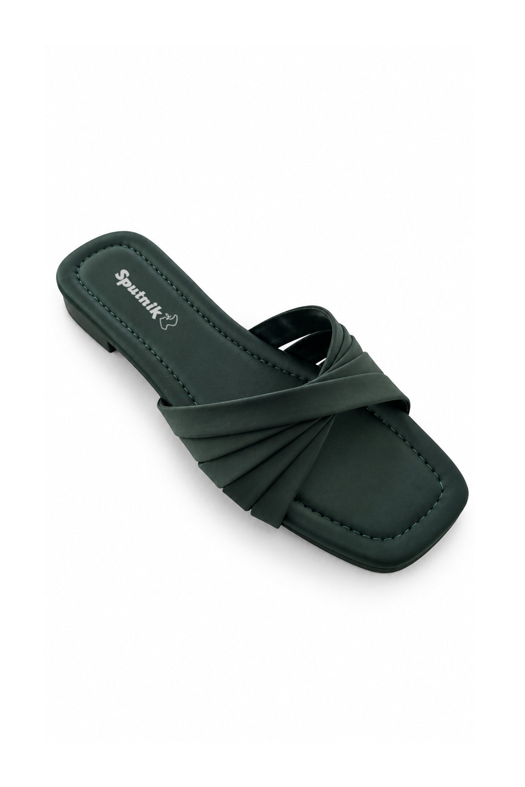 Green Flat Slipper L02922/007