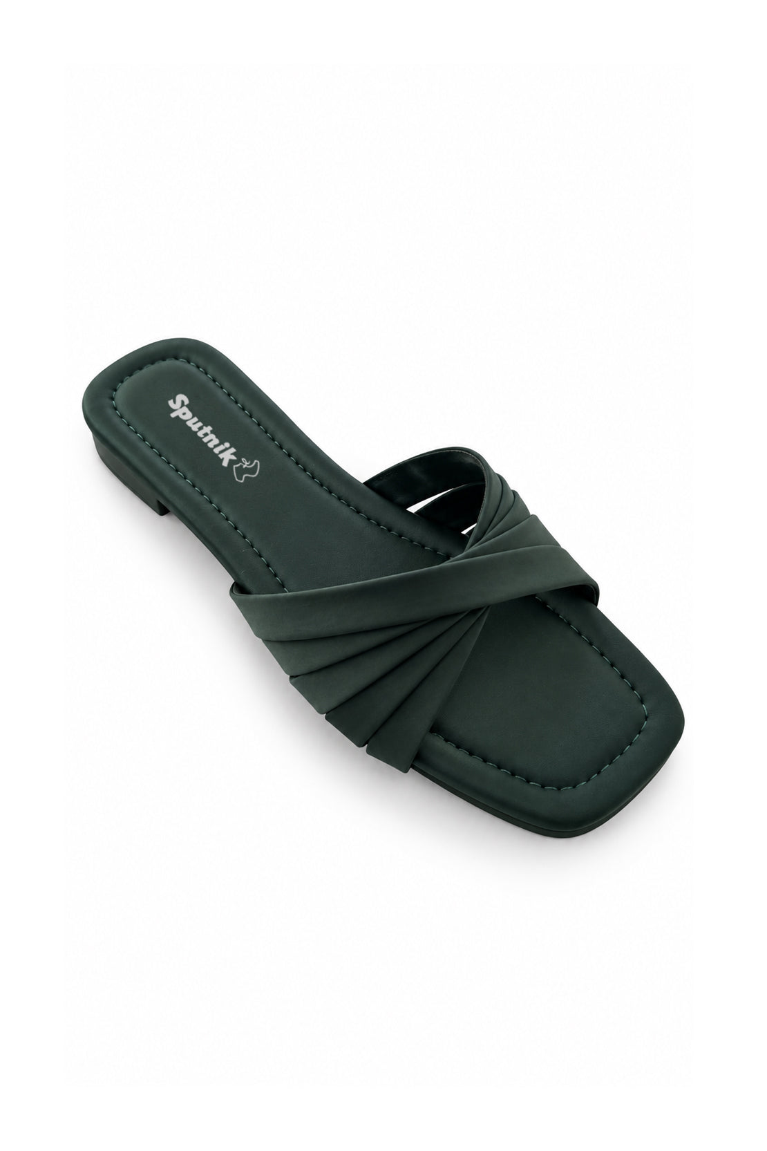 Green Flat Slipper L02922/007
