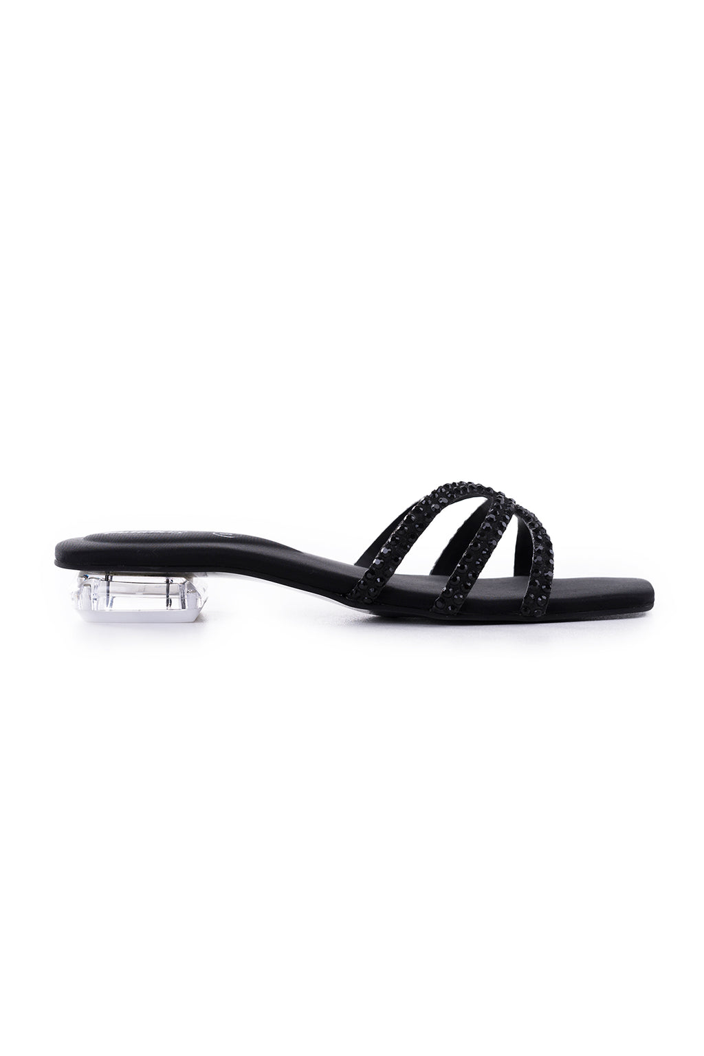 Black Flat Slipper L02203/002