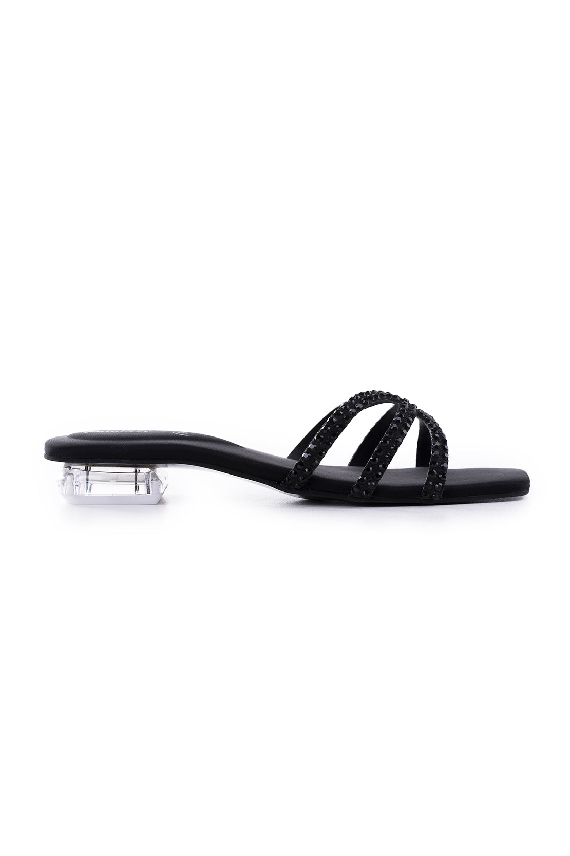 Black Flat Slipper L02203/002