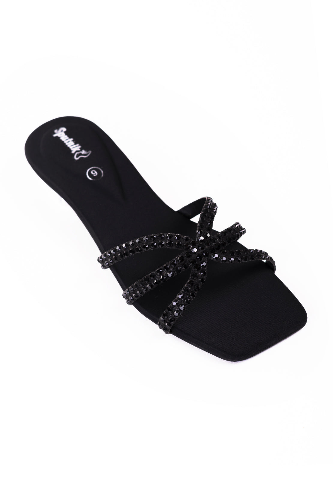 Black Flat Slipper L02203/002