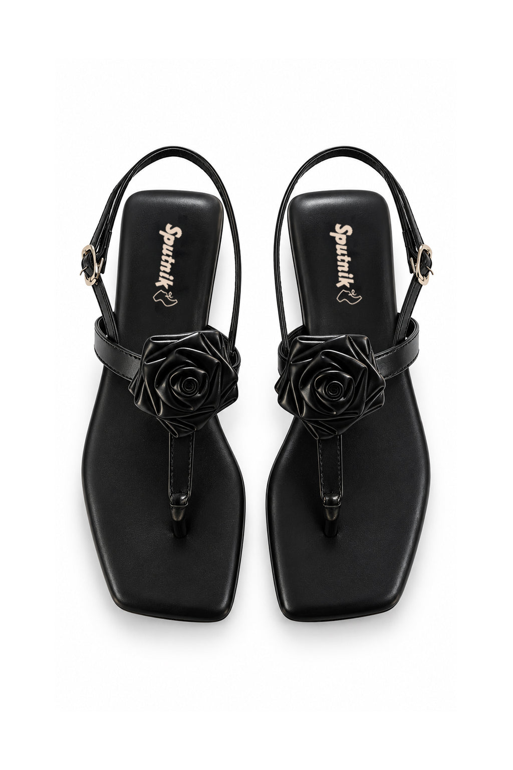 Black Flat Slipper L03164/002