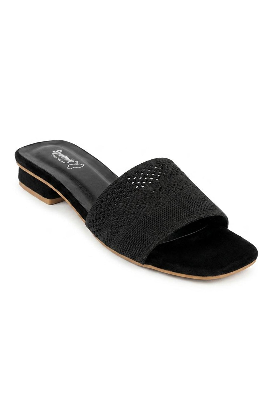 Black Flat Slipper H02212/002