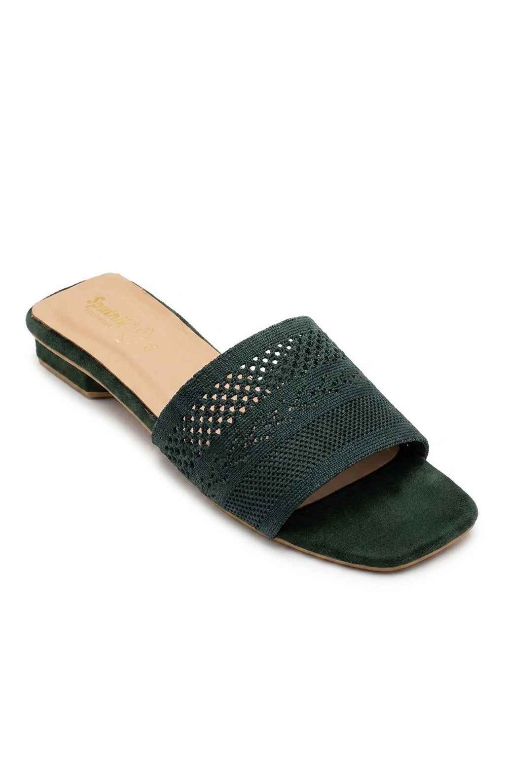 Green Flat Slipper H02212/007