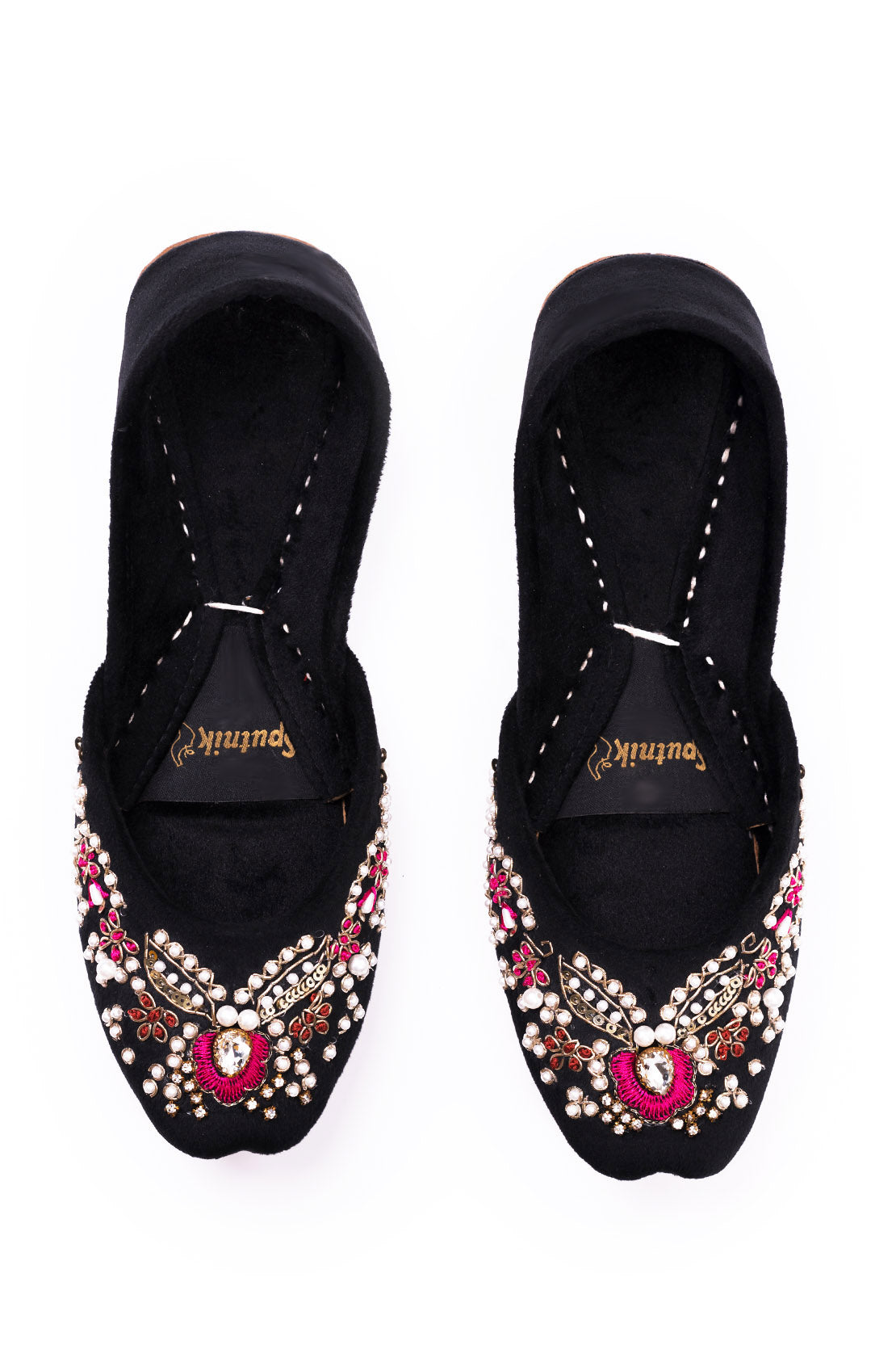 Black Multi Khussa K04255/245