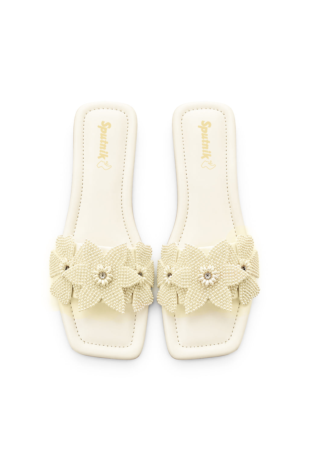 White Flat Slipper L03274/003