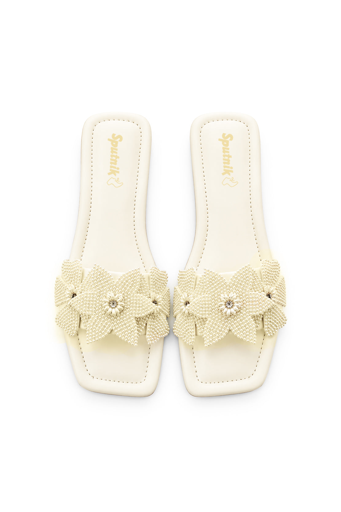 White Flat Slipper L03274/003