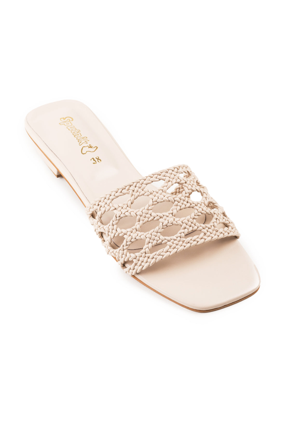 Fawn Flat Slipper L02248/006
