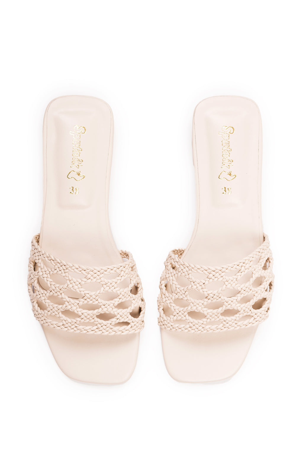 Fawn Flat Slipper L02248/006