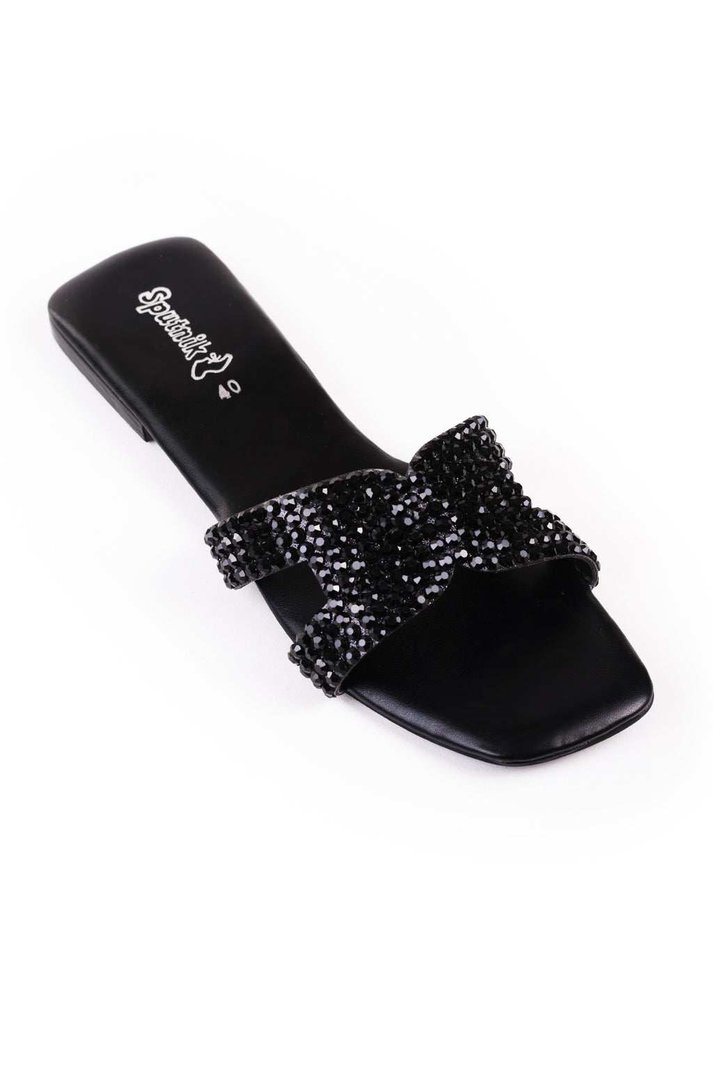 Black Flat Slipper K02194/002