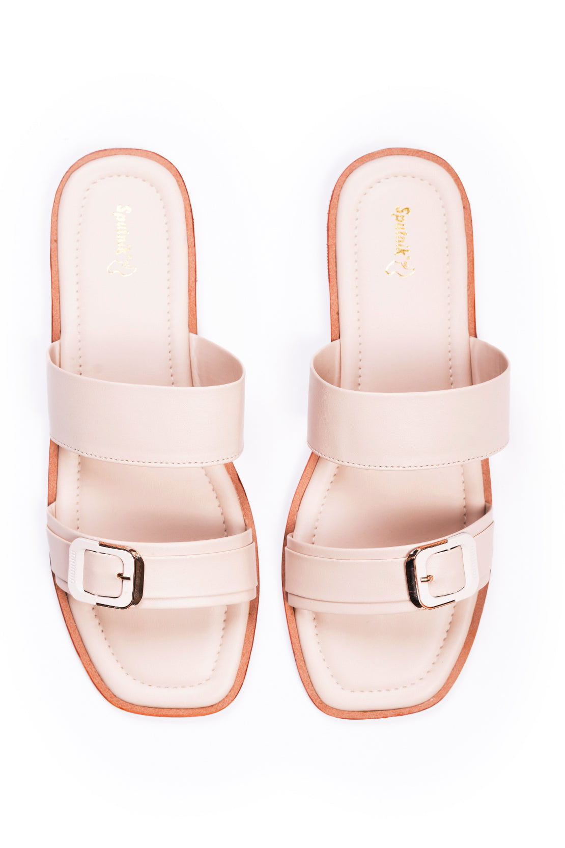 Fawn Flat Slipper K03241/006
