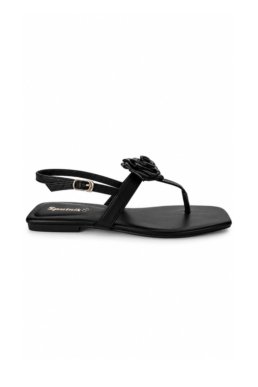 Black Flat Slipper L03164/002