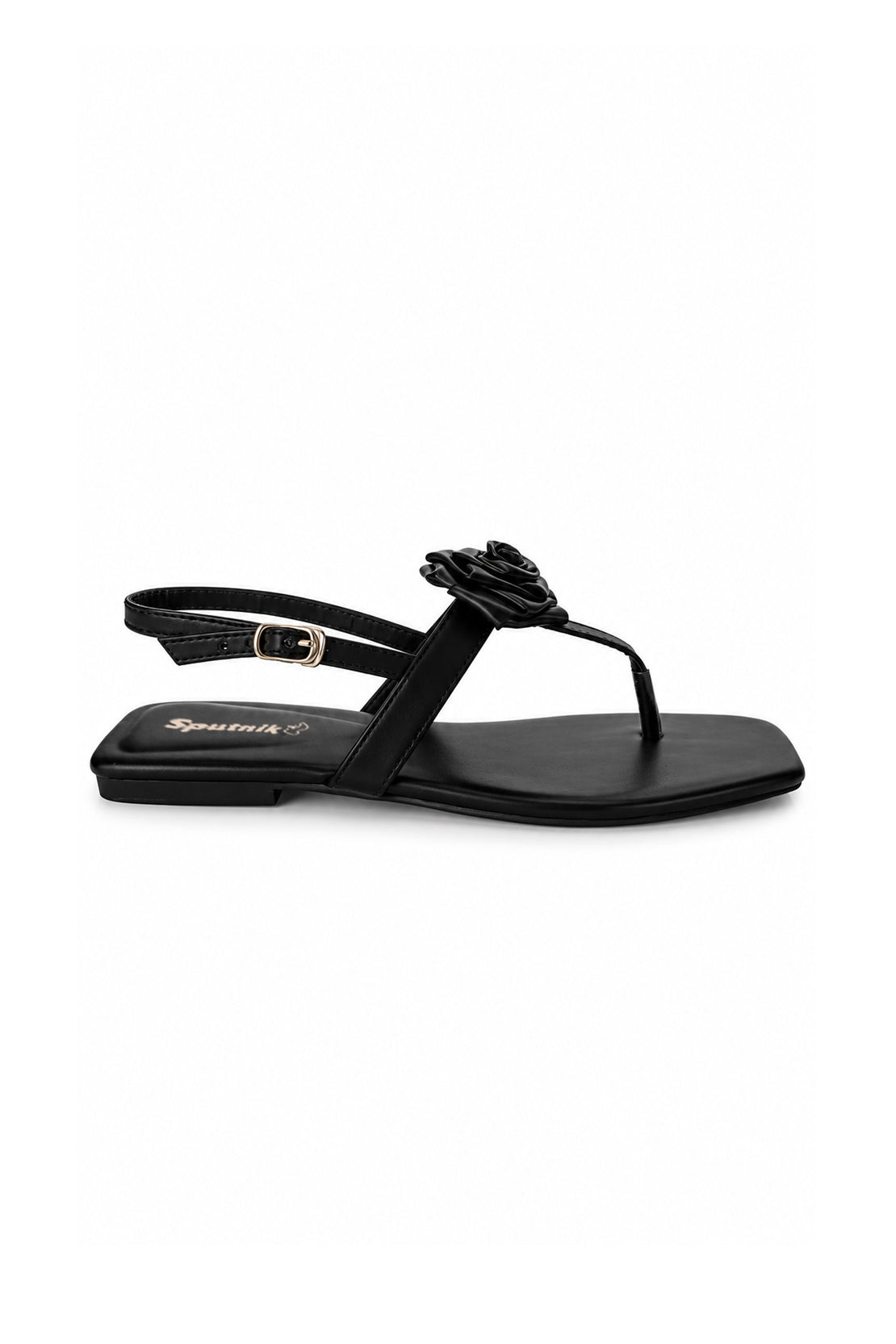 Black Flat Slipper L03164/002