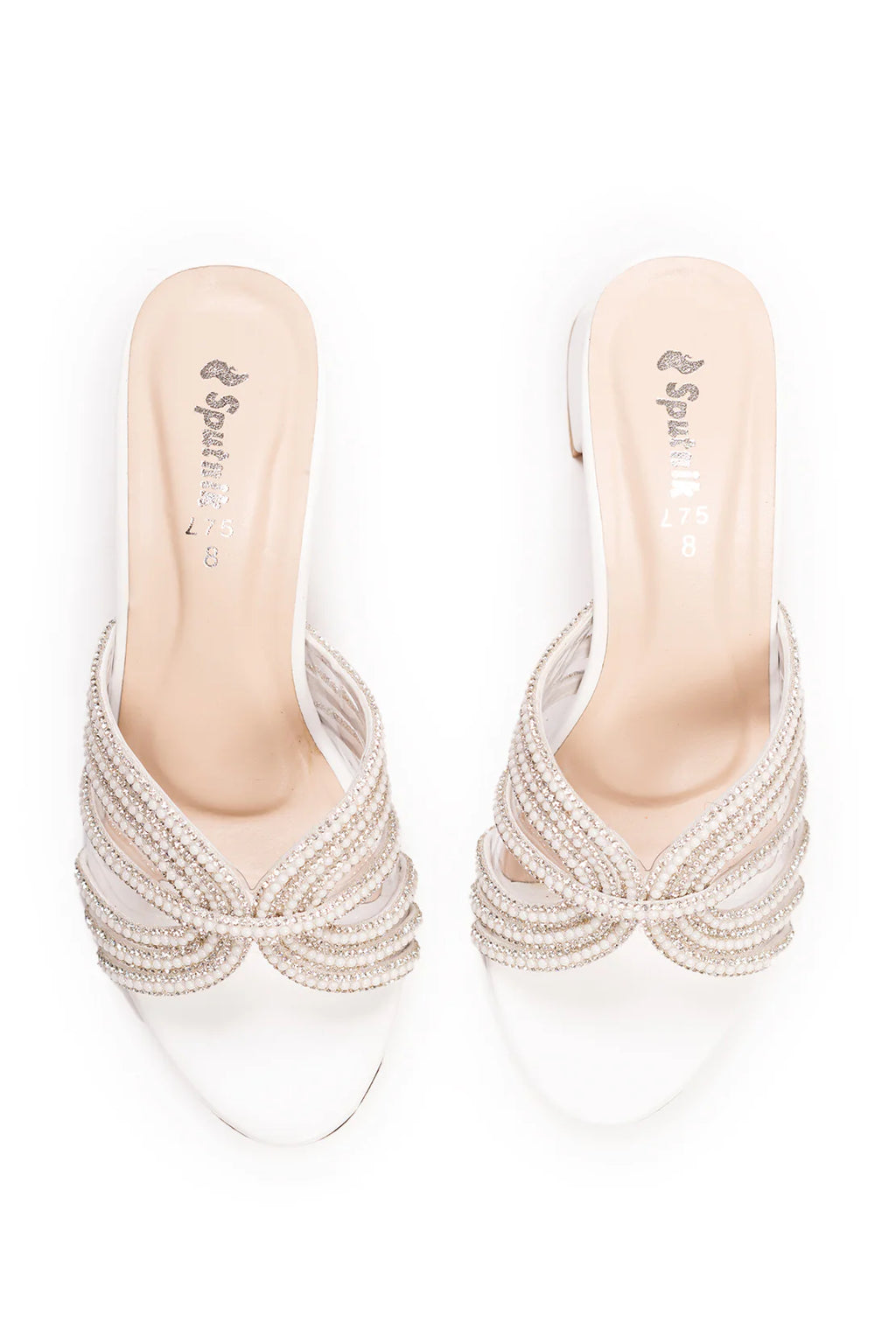White Fancy Slipper L02773/003