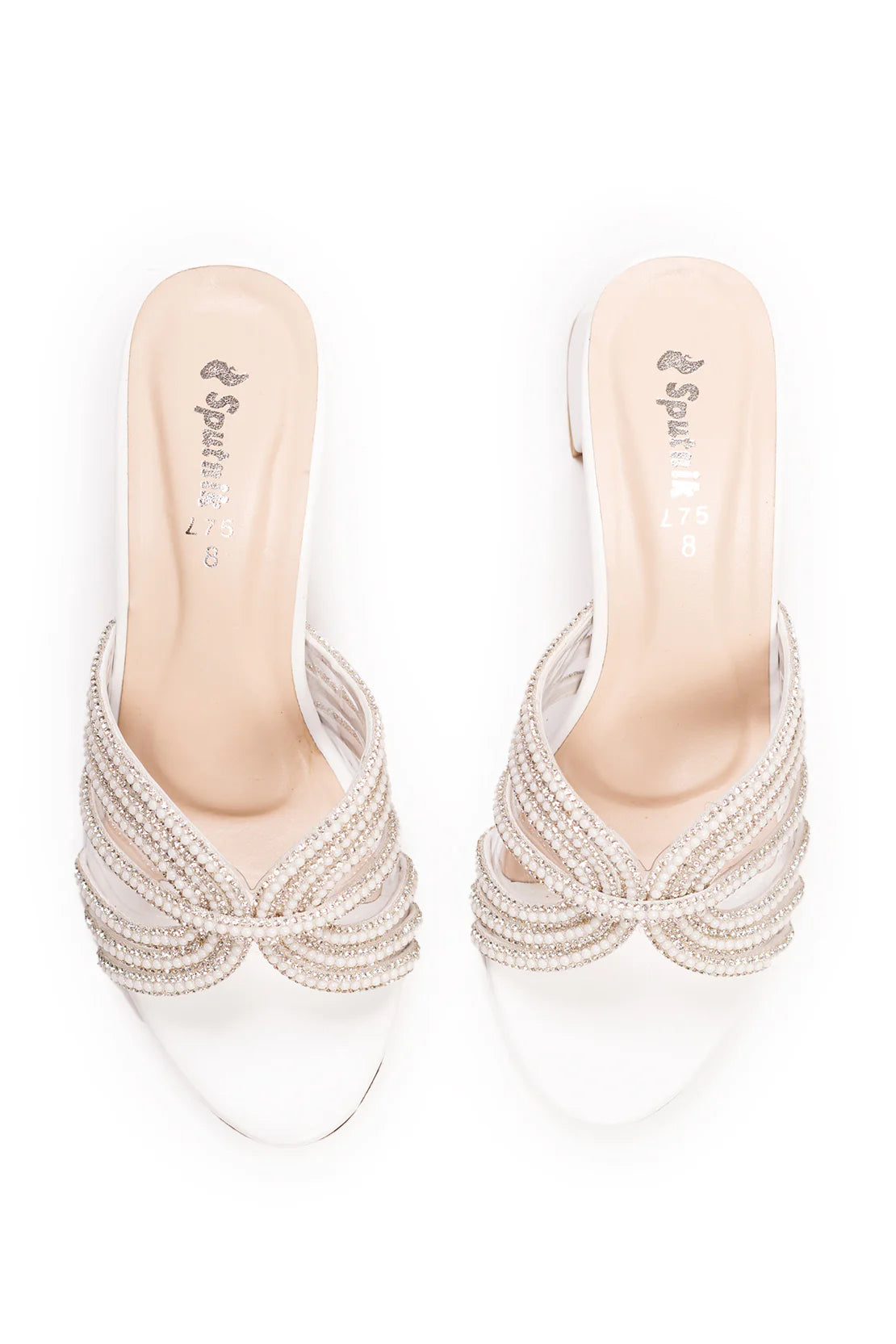 White Fancy Slipper L02773/003