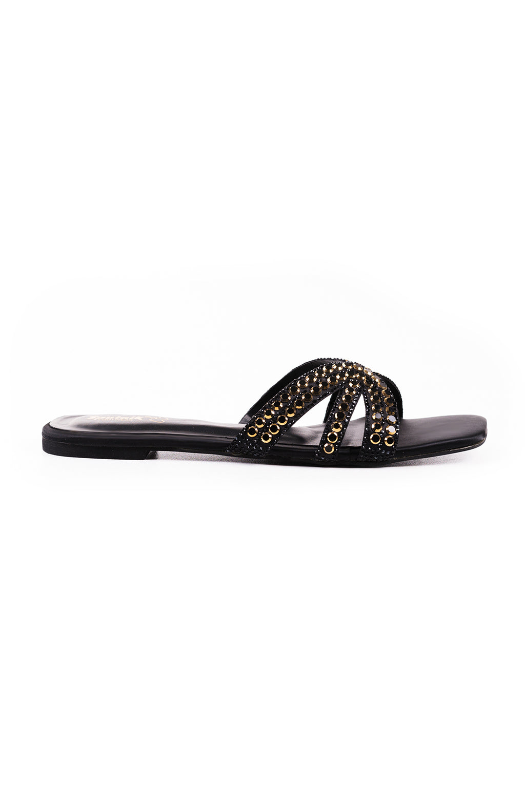 Black Flat Slipper L03286/002