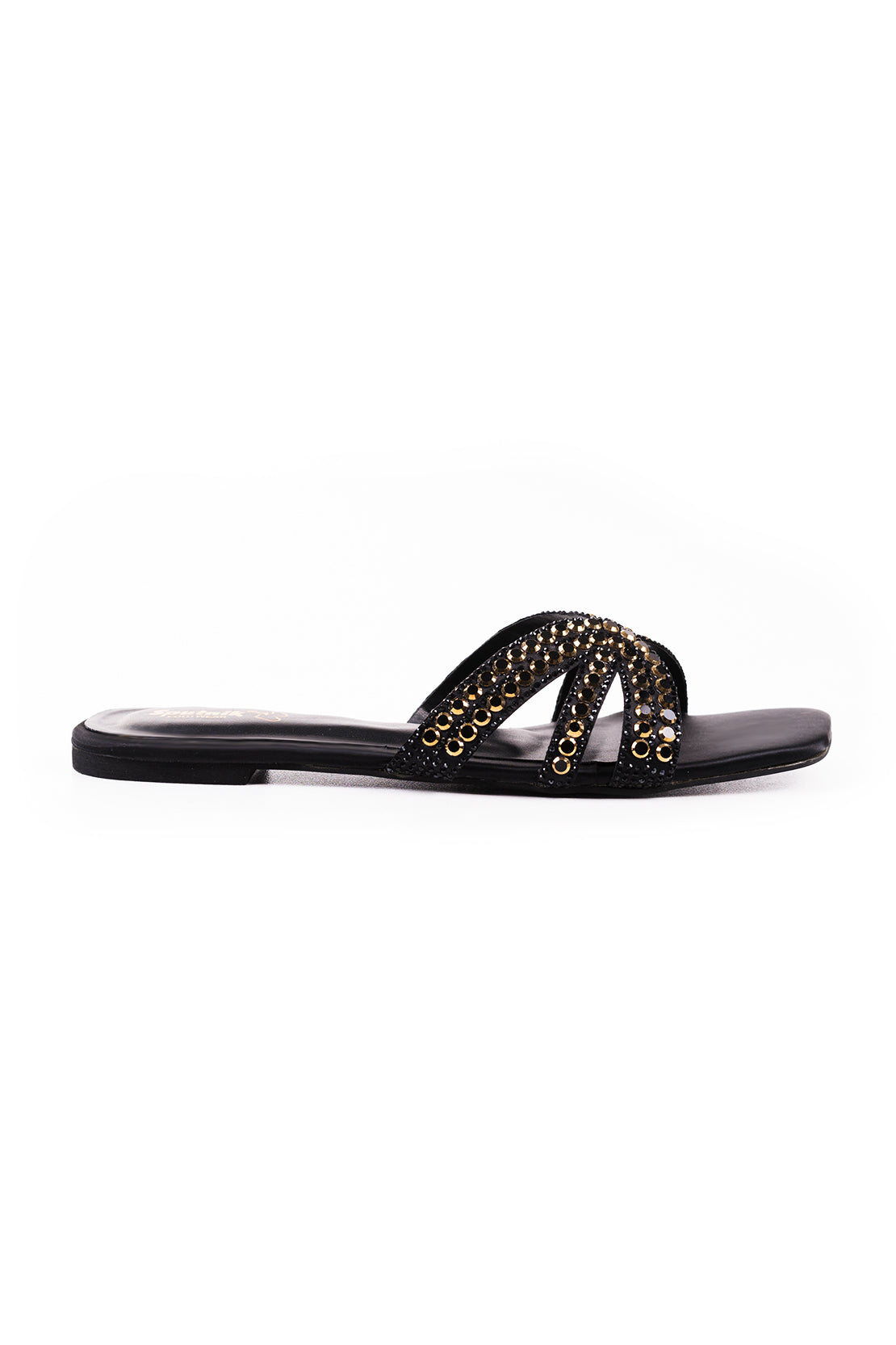 Black Flat Slipper L03286/002