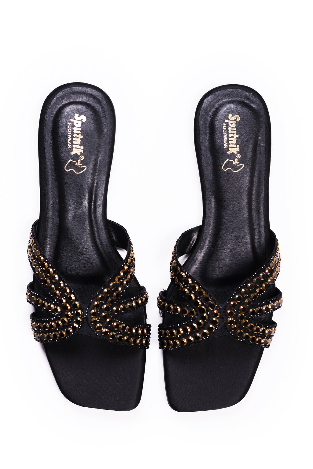 Black Flat Slipper L03286/002