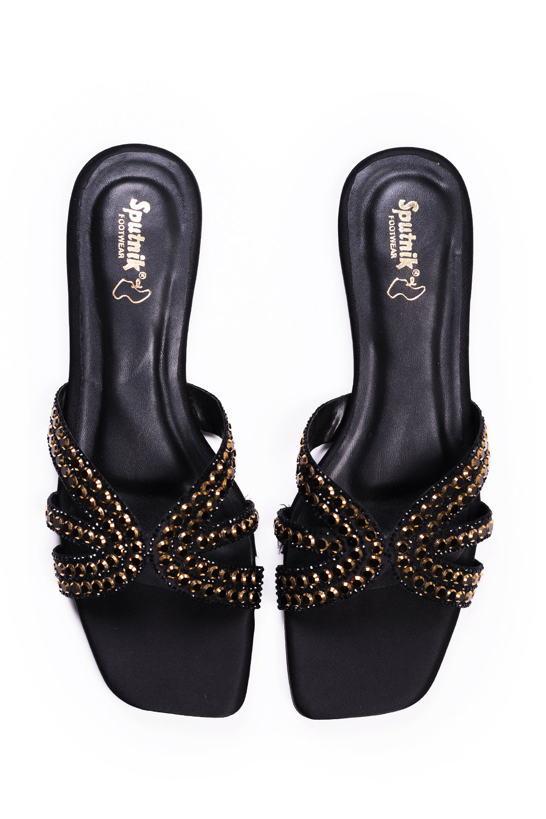 Black Flat Slipper L03286/002