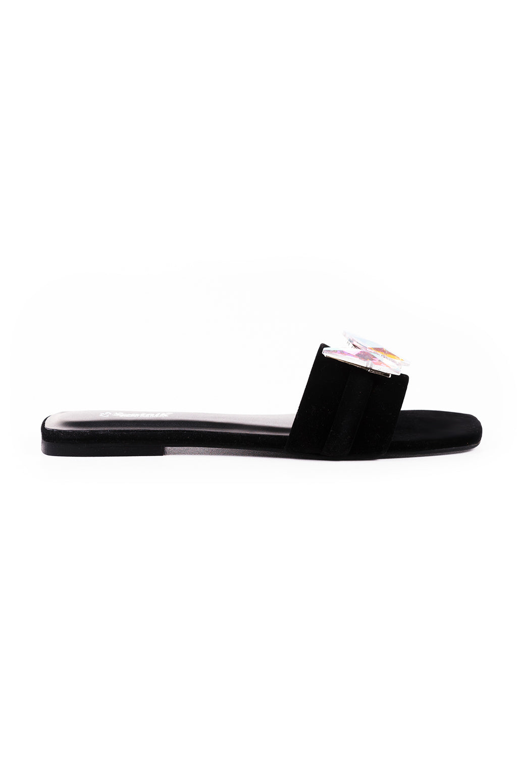 Black Champion Suede Slipper K03247/2SC